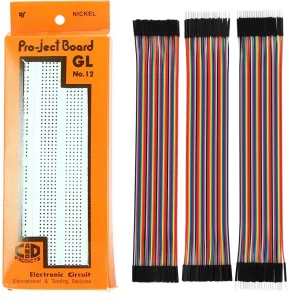 830 Points Generic Breadboard GL-12 + 60 pcs jumper wires Set.