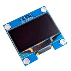 0.96 Inch I2C/IIC 4pin OLED Display Module (Yellow + Blue) With Soldered Pin