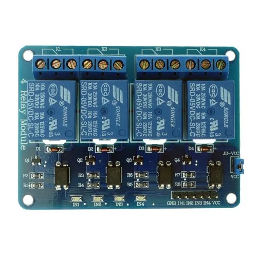 4 Channel 5V Relay Module with Optocoupler - Image 2