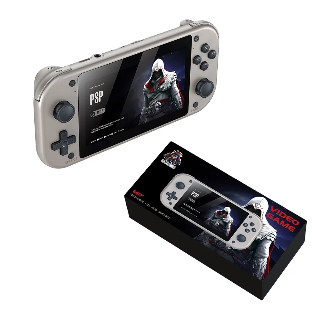 M17 4.3" Retro Handheld Gaming Console 64GB - Image 2